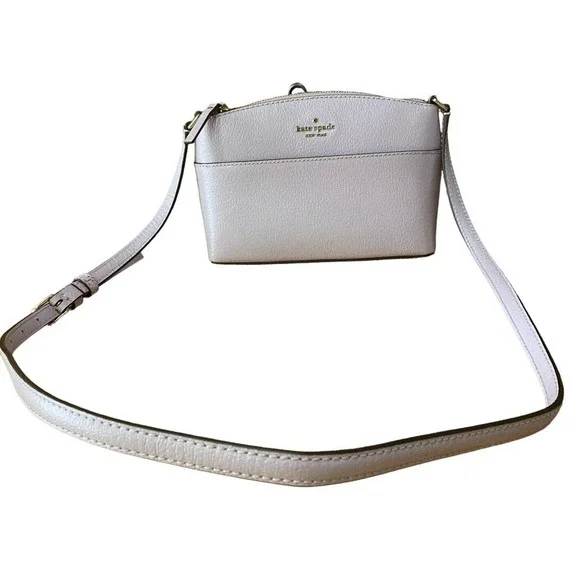 Kate Spade Lavender Mist Grove Street Millie Crossbody Purse Bag Leather - Picture 4 of 16